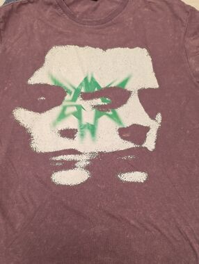 ROMWE Mauve Magic Double Face Crewneck Tee! Super Cool! Small But Roomy!
